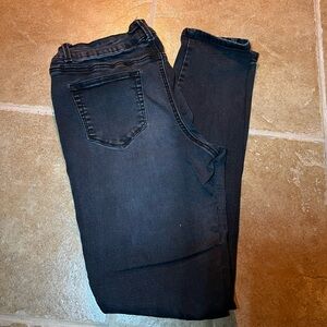 Maurices Dark Gray Skinny Jeans